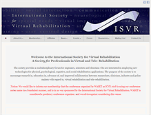 Tablet Screenshot of isvr.org
